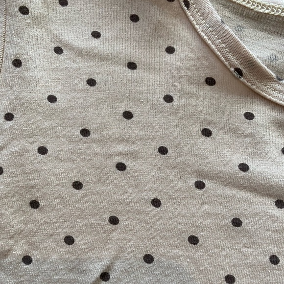 Matilda Jane Homeroom Sack Lunch Polka Dot Tee size 6 - Picture 2 of 6